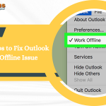 Outlook Working Offline